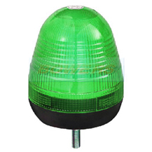 12v/24v Single Bolt Mounting LED Flashing Green Beacon ECE R10